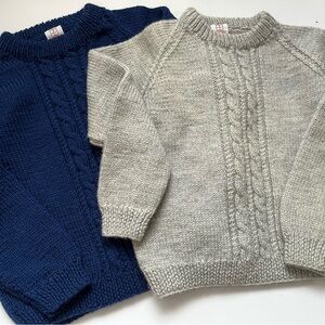 Nonia Handmade Newfoundland Wool sweaters - size 3T